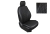 Авточехлы из экокожи Ромб для Nissan Tiida hb (2004-2014) "Seintex"