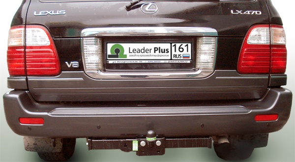 Фаркоп для Lexus LX 470 (без электрики) (1998-2007) «ЛидерПлюс»