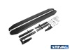 Порог-площадка "Premium-Black" с креплением Mitsubishi Outlander (2012-2014-2015-)