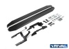 Порог-площадка "Premium-Black" с креплением Renault Duster (2011-2015-2021-)