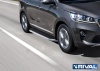 Порог-площадка "Premium" с креплением Kia Sorento Prime (2018-2020)