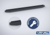 Порог-площадка "Premium-Black" с креплением Nissan Juke FWD (2010-2014-2016)