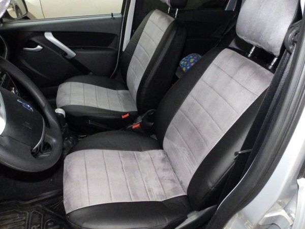Авточехлы из алькантары для Nissan Note (2005-2014) "Автопилот"