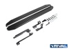 Порог-площадка "Premium-Black" с креплением Geely Emgrand X7 (2013-2019)