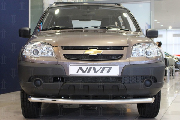Защитная сетка радиатора Chevrolet Niva GLC/GLS (2009-н.в.) (3 части)