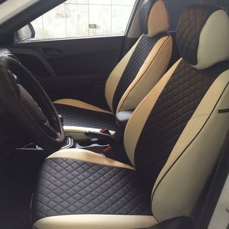 Чехлы из экокожи РОМБ для Hyundai Creta (2016-2020) "Автопилот"