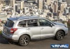 Порог-площадка "Black" с креплением Subaru Forester IV (2013-2015-2018)