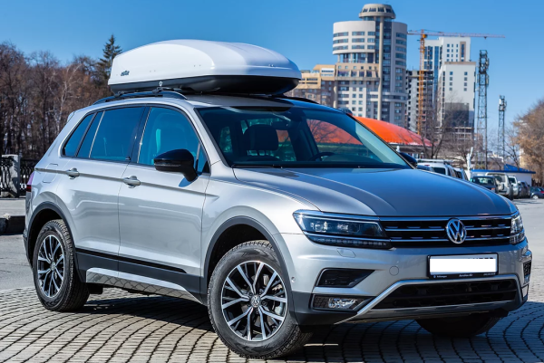 Автобокс на крышу Koffer A440 серый глянец (1860х860х420)