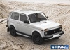 Пороги с листом d57 Lada 4х4 3d 1995-