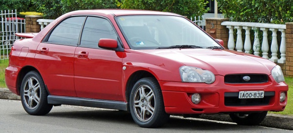 Защита картера Subaru Impreza (правый руль) (2001-2007) Alfeco