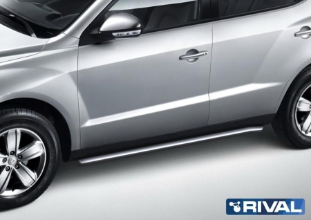 Защита порогов d57 Geely Emgrand X7 2016-2018