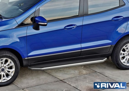 Порог-площадка "Premium" с креплением Ford EcoSport II (2014-2018)