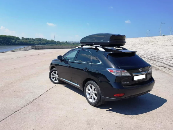 Автобокс на крышу Koffer A440 черный глянец (1860х860х420)