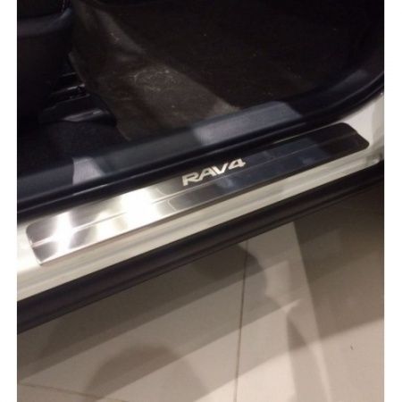 Накладки на пороги Toyota RAV-4 4 2013-2019 (компл. 4шт.)
