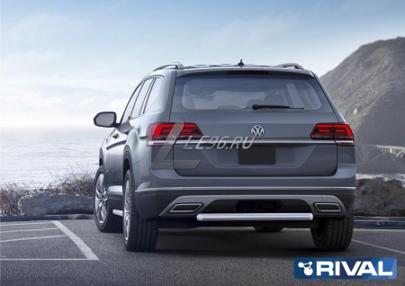 Защита заднего бампера d57 Volkswagen Teramont 2018-
