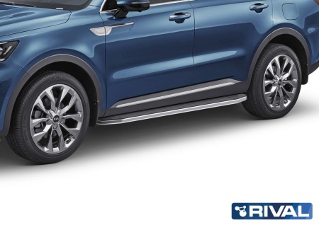 Порог-площадка "Premium" с креплением Kia Sorento (2020-н.в.)