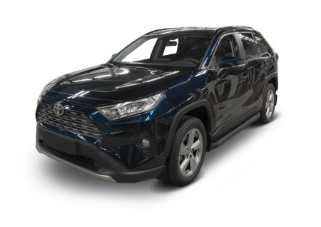 Порог-площадка "Black" с креплением Toyota Rav4 (2019-н.в.)