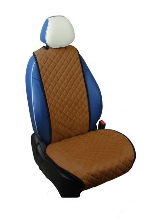 Накидка на сиденье из алькантары RS (коричневая) Автопилот