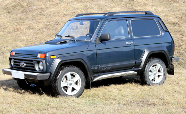 Рейлинги на крышу Lada 4x4 Нива 3 двери