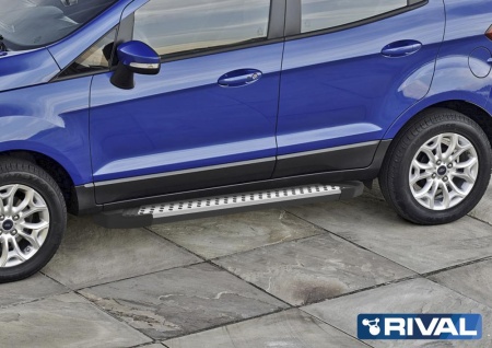 Порог-площадка "Bmw-Style" с креплением Ford EcoSport II (2018-н.в.)